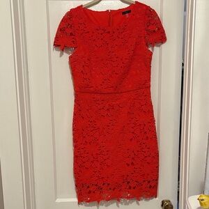 Soprano Scarlet Lace Mini Dress